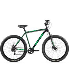 Велосипед SITIS CROSSER 7SP HD 29" (2025, Black-Green), Цвет: зелёный, Размер рамы: 19"