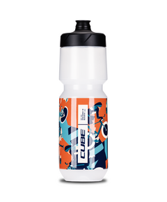 Бутылка для воды CUBE Bottle Flow 750 (blue´n´orange), Цвет: оранжевый, Объём: 750