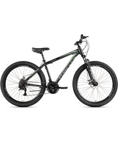Велосипед FOREVER SPRING FSP7.0 27,5" (2025, Black-Grey-Green), Цвет: черный, Размер рамы: 15"