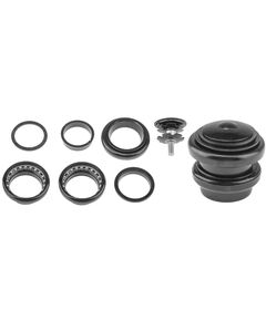 Детали рулевой колонки KL-B207 Kenli 1-1/8" безрезьбовая, стальная, чёрная