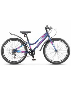 Подростковый велосипед Stels Cristy 420 24V Z010 (темно-синий), Цвет: синий, Размер рамы: 12"