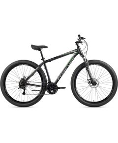 Велосипед FOREVER SPRING FSP9.0 29" (2025, Black-Grey-Green), Цвет: черный, Размер рамы: 17"