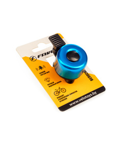 Звонок велосипедный Favorit TD-1004BL, 35 мм, Цвет: синий