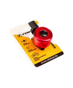 Звонок велосипедный Favorit TD-1004RD, 35 мм, Цвет: красный