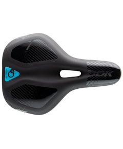 Седло DDK D3053MF (чёрный/серый/синий)