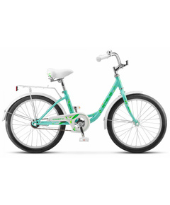 Детский велосипед Stels Cristy 200 20" (мятный), Цвет: бирюзовый, Размер рамы: 12"