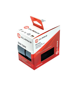 Лента на руль CLARKS CHBT-0109 EVA 3-268 (гладкая поверхность с перфорационными отверстиями, черная)