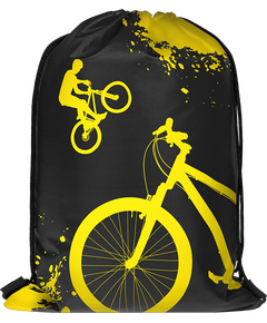 Мешок спортивный PROTECT 555-521 "Велоспорт" (чёрный), Цвет: жёлтый