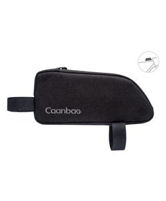 Сумка велосипедная нарамная Пенал Caanbag (черный, артикул: CAAN-TR-37BL)