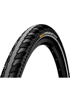 Велосипедная покрышка Continental 28x1.75 (47-622) Top CONTACT II, складная, Black-Reflex, Цвет: черный, Ширина: 1.75" (45 мм)