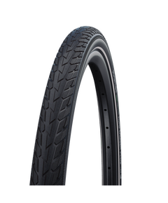 Велосипедная покрышка Schwalbe ROAD CRUISER PLUS 26x1.75 (47-559), PunctureGuard (Black-Reflex)