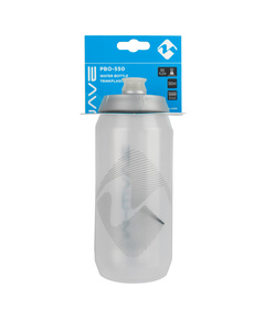 Фляга велосипедная M-Wave PBO-550 (550 мл, серебристая), Цвет: серый, Объём: 550