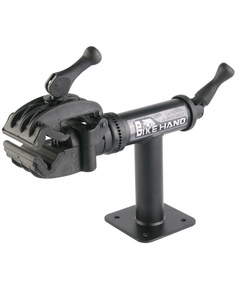 Зажим для ремонта велосипеда BIKEHAND YC-115 с монтажом на верстак (черный)