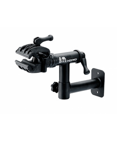 Зажим для ремонта велосипеда BIKEHAND YC-116 с монтажом на стену (черный)