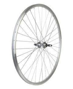 Колесо заднее 26" (втулка SF-A213R, 36 отв., обод YKL-D1, серебристый)