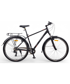 Велосипед Delta City Pro 28 Men (чёрный), Цвет: черный, Размер рамы: 19"