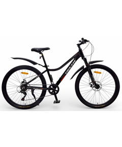 Велосипед Delta Flex Pro 26 (чёрный/красный), Цвет: красный, Размер рамы: 14"
