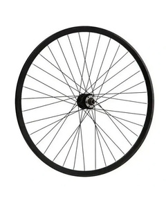 Колесо заднее 26" (втулка SF-A2010RB, гайки, 36 отв., обод YKL-D24, чёрный)