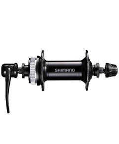 Втулка передняя Shimano HB-QC300 (CL, QR, черная, 32 отв.), Цвет: черный, Количество отверстий: 32