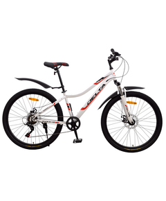 Велосипед Delta Flex 26 (белый), Цвет: белый, Размер рамы: 14"