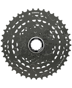 Кассета Shimano CUES CS-LG400 (9 ск., 11-41T), Цвет: графитовый, Количество зубьев: 11-41