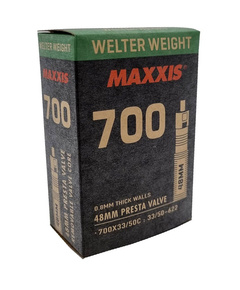 Велокамера Maxxis Welter Weight 700x33/50C (0.8 мм, велонипель 48мм)