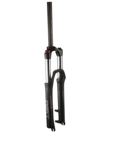 Вилка амортизационная RST DIRT RA (26"x28.6 шток 260 мм, пружинно-масляная, гидр. рег. отскока, ход 130 мм, D, матово-чёрная)