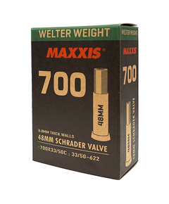 Велокамера Maxxis Welter Weight 700x33/50C (0.8 мм, автонипель 48мм)