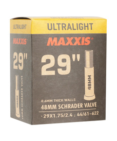 Велокамера Maxxis Ultralight 29x1.75/2.4 (0.6 мм, автонипель 48мм)