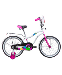Велосипед Novatrack 20" Candy (белый), Цвет: белый