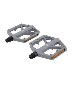 Педали AXXY Nylon2 (нейлон, 1 промподшипник + 1 DU, 9/16", серый)