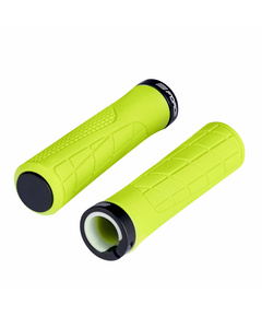 Ручки руля Force ORIX с замком (fluo), Цвет: салатовый