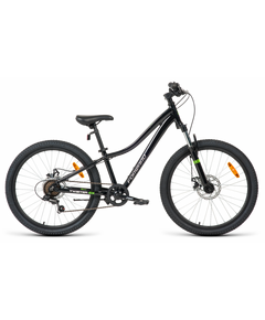 Велосипед Forward Twister CX 24 (2026, чёрный), Цвет: черный, Размер рамы: 12"