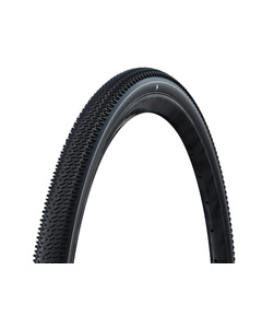 Покрышка велосипедная Schwalbe G-ONE R 700x35C (35-622, 28x1.35), TLR (складная, черная), Цвет: черный, Ширина: 1.35" (35 мм)