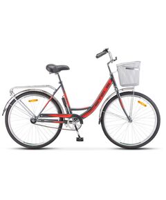 Велосипед Stels Navigator 245 26" (серый/красный), Цвет: серый, Размер рамы: 19"