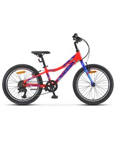Детский велосипед Stels Pilot 250 Gent 20" (неоновый/красный), Цвет: красный, Размер рамы: 10"