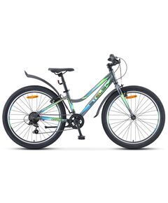 Подростковый велосипед Stels Navigator 420 V 24" (серый), Цвет: серый, Размер рамы: 12"