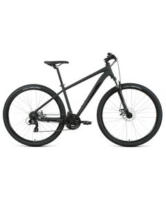 Велосипед Forward APACHE 29 2.2 S disc (черный матовый/черный), Цвет: серый, Размер рамы: 19"