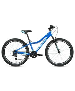 Велосипед Forward JADE 24 1.0 (синий/бирюзовый), Цвет: синий, Размер рамы: 12"