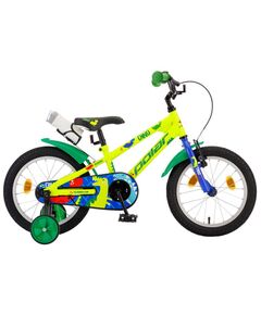 Детский велосипед Polar Junior 16 Boy (дино), Цвет: салатовый