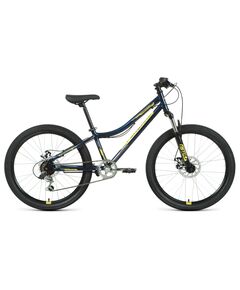 Подростковый велосипед Forward TITAN 24 2.2 disc (темно-синий/золотой)