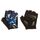 Перчатки JAFFSON SCG 46-0384 (чёрный/белый/синий), Цвет: синий, Размер: M