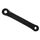 Шатун левый алюминиевый 00-180424 кв. 165 мм (чёрный)