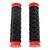 Грипсы HW 145267A L-120 (чёрный/красный), Цвет: красный