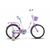 Детский велосипед Stels Mistery C 18" (белый/фиолетовый), Цвет: белый, Размер рамы: 11,2"
