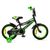 Детский двухколёсный велосипед Favorit BIKER 14" (чёрный/зелёный), Цвет: зелёный
