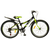 Подростковый велосипед Favorit DISCOVERY-24VS (чёрный/зелёный), Цвет: зелёный, Размер рамы: 11,4"