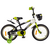 Детский двухколёсный велосипед Favorit SPORT 16" (чёрный/зелёный), Цвет: зелёный