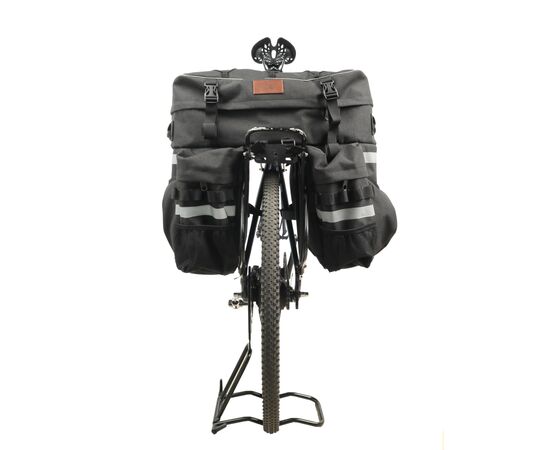 Велосумка-штаны на багажник туристическая Tim Sport Тахо-60 (чёрный), Цвет: черный, изображение 2