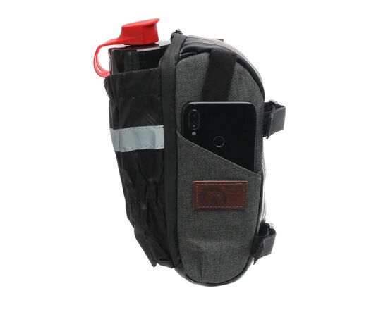 Велосумка под седло Tim Sport Fantom (графитовый), Цвет: графитовый, изображение 4